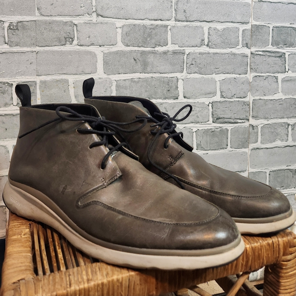 Cole Haan Zerogrand 3.0 Men's Size 10 Waterproof Lace Up Chukka Shoes